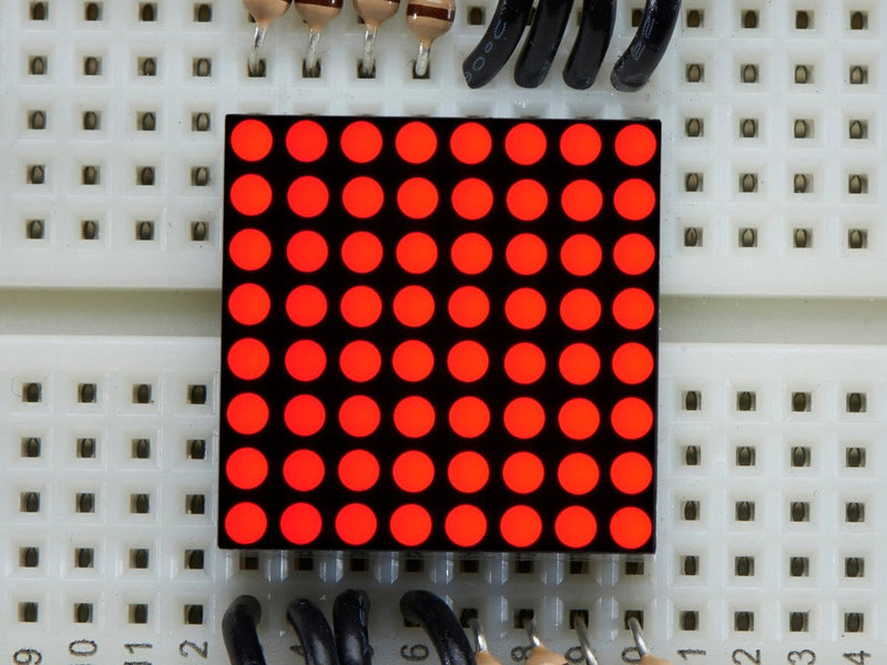 Miniature 8x8 Red LED Matrix - The Pi Hut
