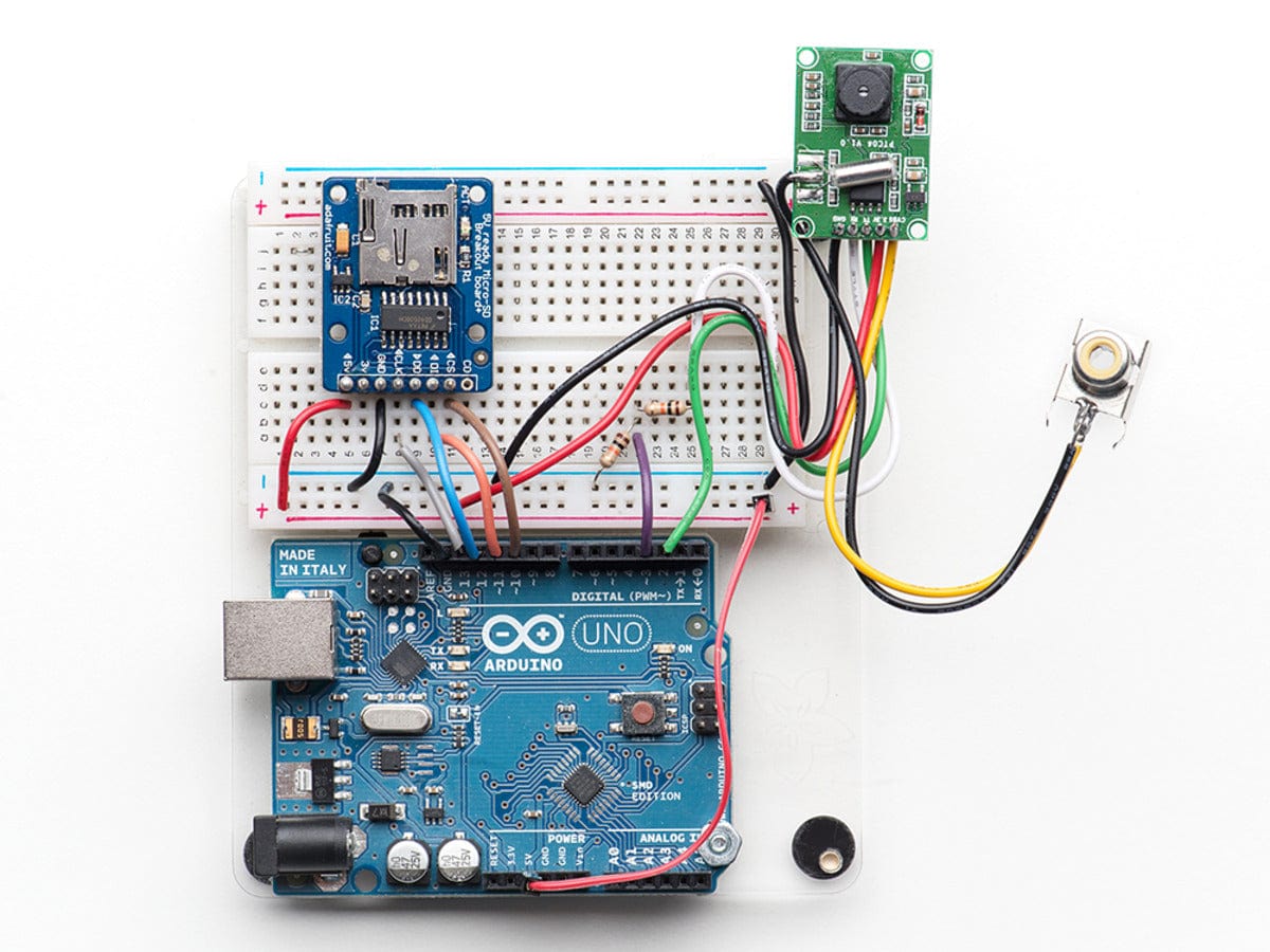 Miniature TTL Serial JPEG Camera with NTSC Video - The Pi Hut