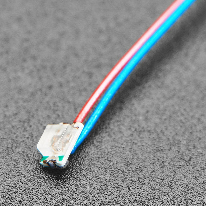 Miniature Wired Blue LEDs - 0805 SMT (5 pack) - The Pi Hut