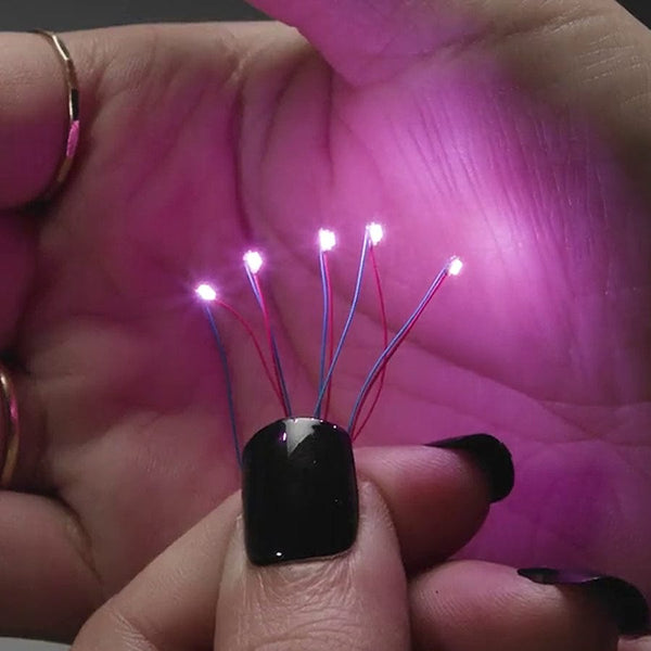 Miniature Wired Pink LEDs 0805 SMT (5 pack) The Pi Hut