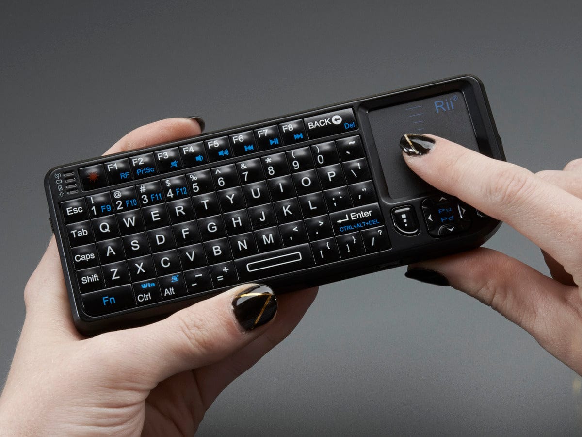 Miniature Wireless USB Keyboard with Touchpad - The Pi Hut