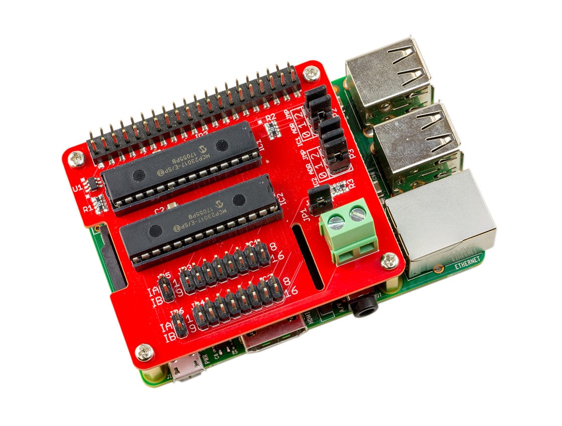 ModMyPi MCP23017 HAT - 32 Channel I/O Expansion HAT - The Pi Hut