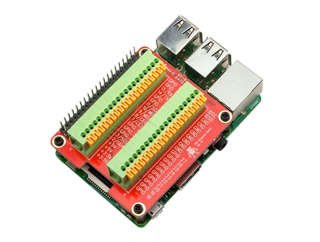 ModMyPi - Raspberry Pi Paddle Breakout HAT - The Pi Hut