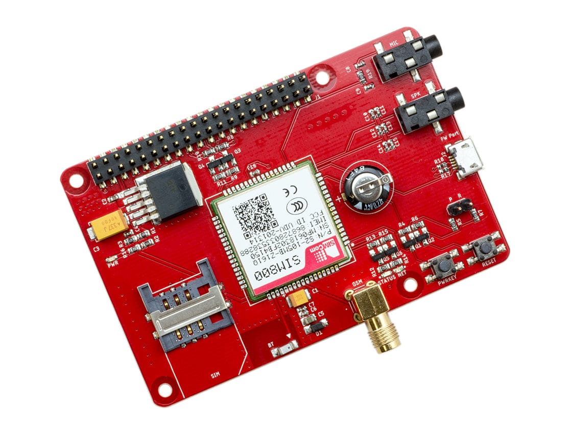 ModMyPi's Raspberry Pi GSM/GPRS Board (SIM800) - The Pi Hut