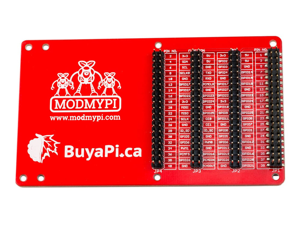 ModMyPi Triple GPIO Expansion Board w/ HAT Area - The Pi Hut