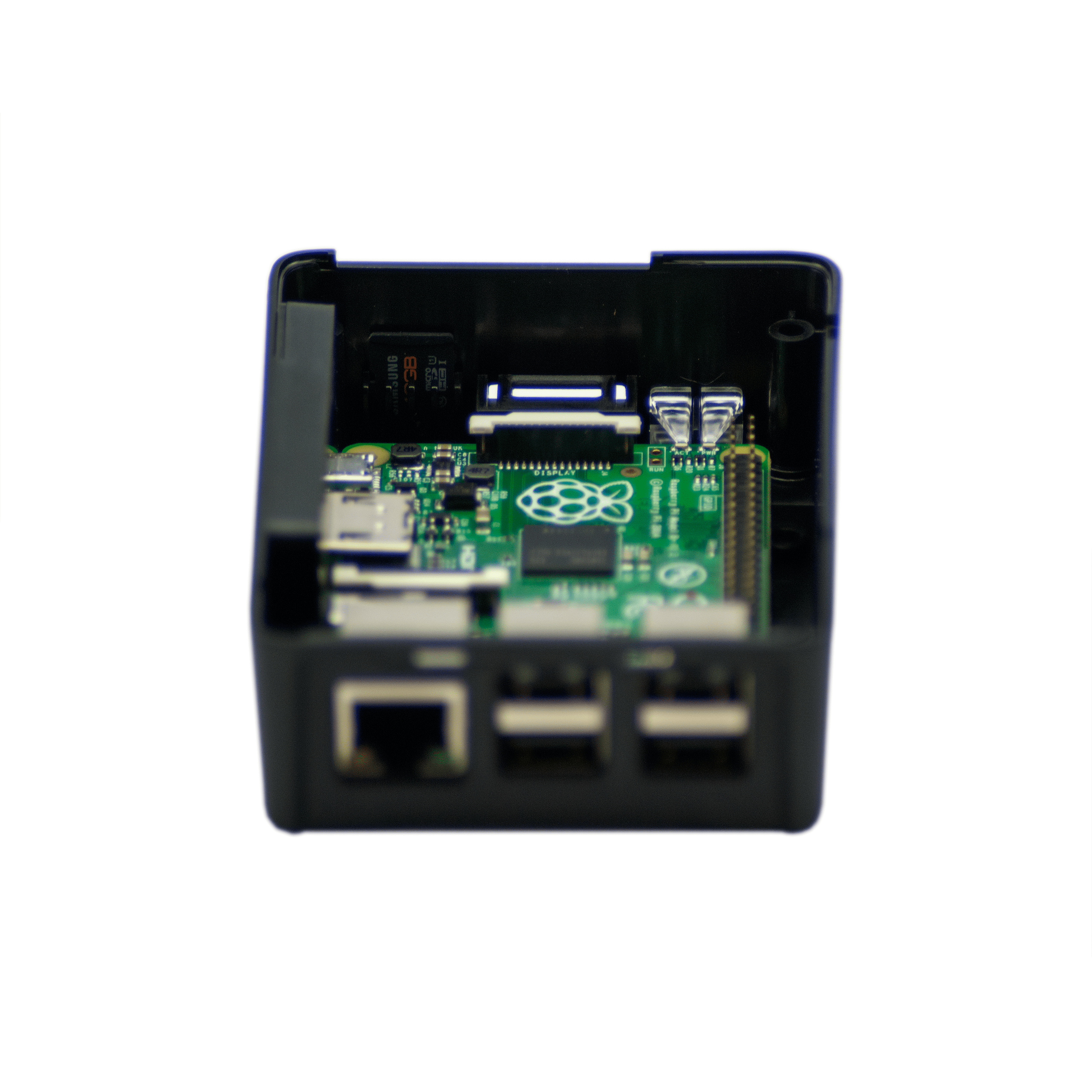 Modular Raspberry Pi 3 Case - Black - The Pi Hut