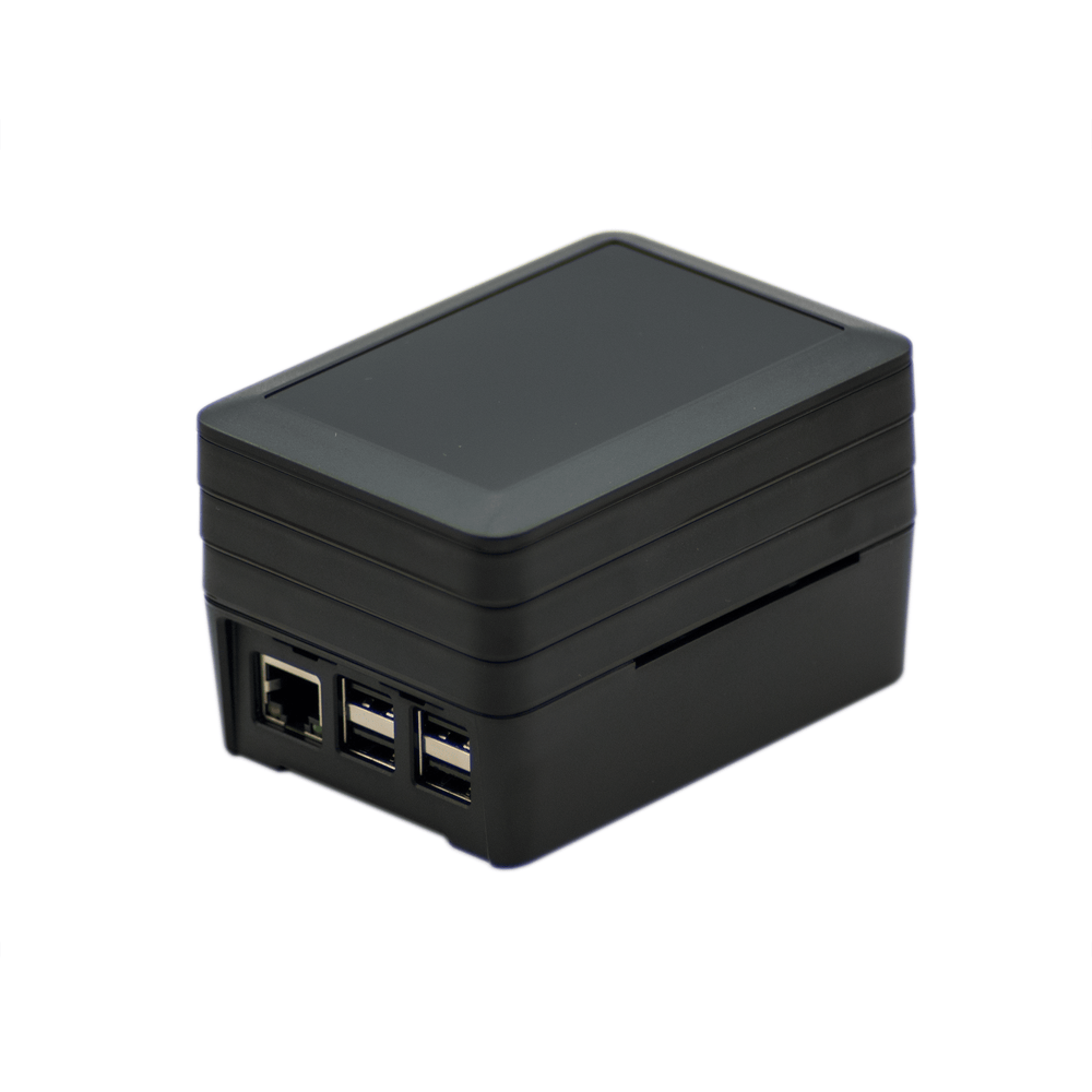Modular Raspberry Pi 3 Case - Black - The Pi Hut
