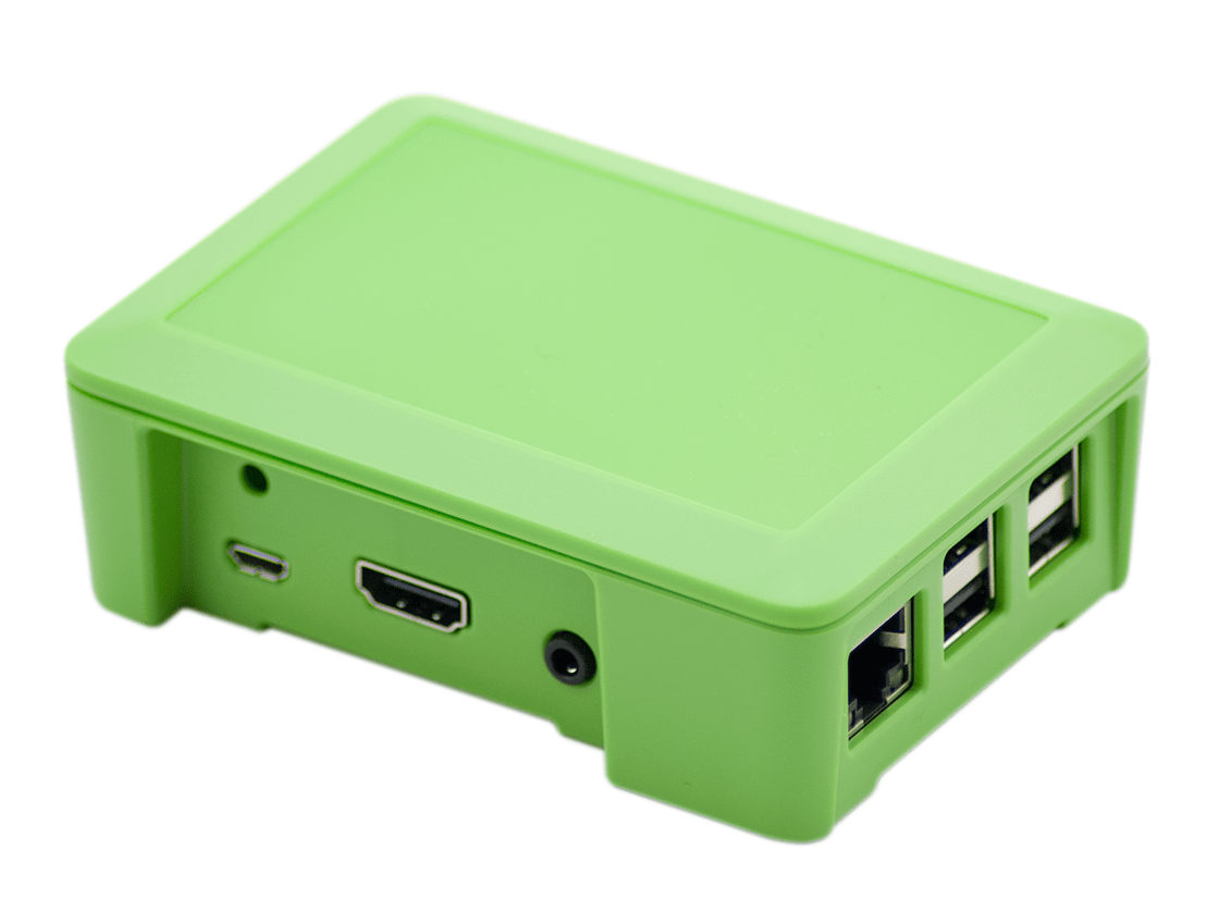 Modular Raspberry Pi 3 Case - Green - The Pi Hut