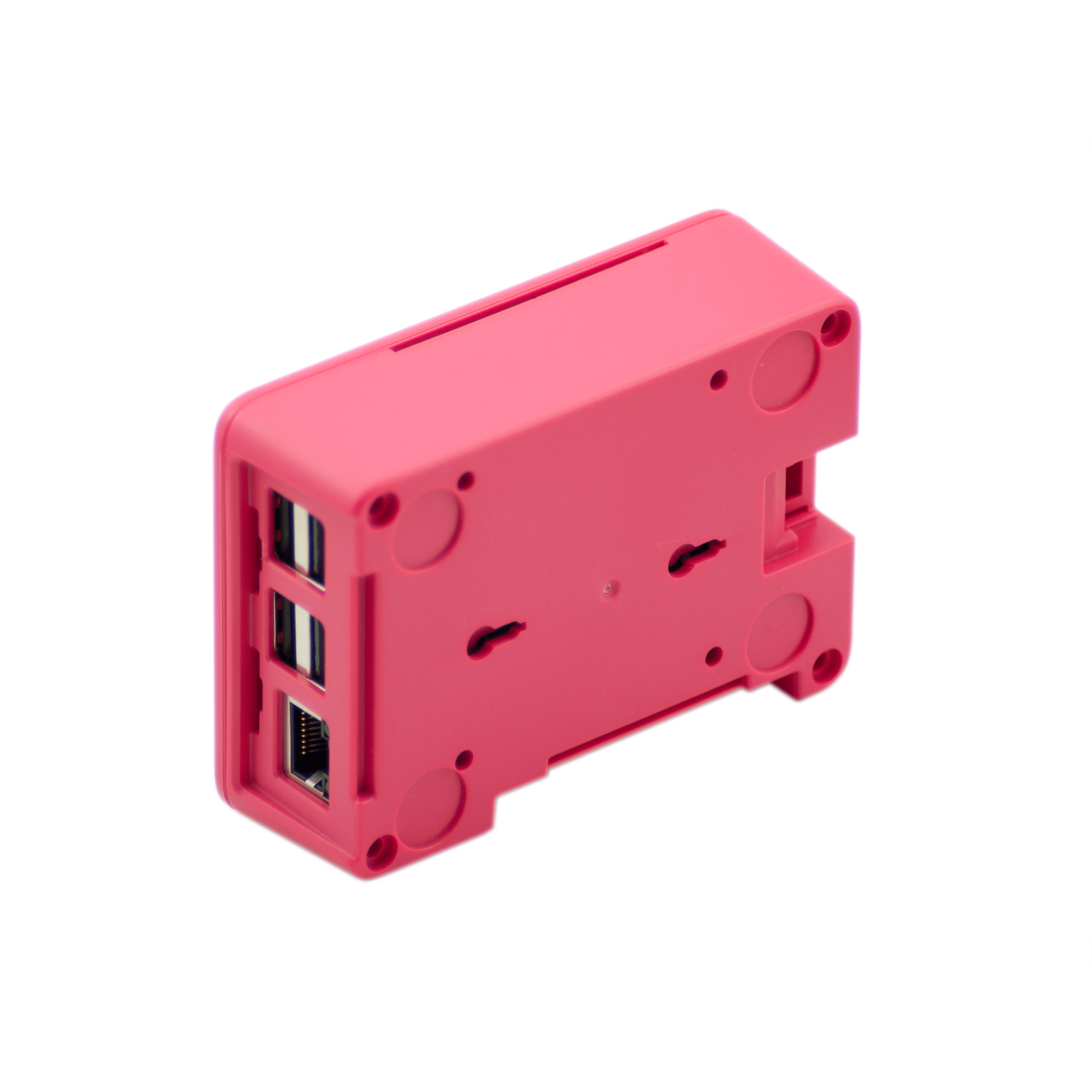 Modular Raspberry Pi 3 Case - Pink - The Pi Hut