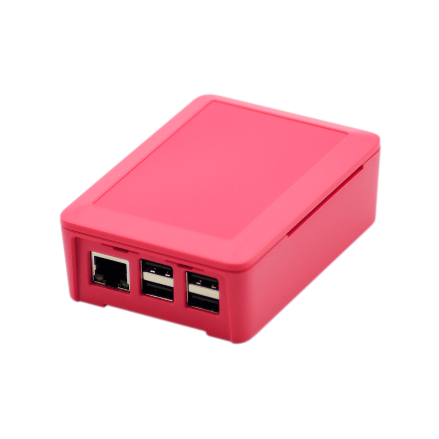Pink Raspberry Accessories Modular Raspberry Pi 3 Case - Pink - The Pi Hut