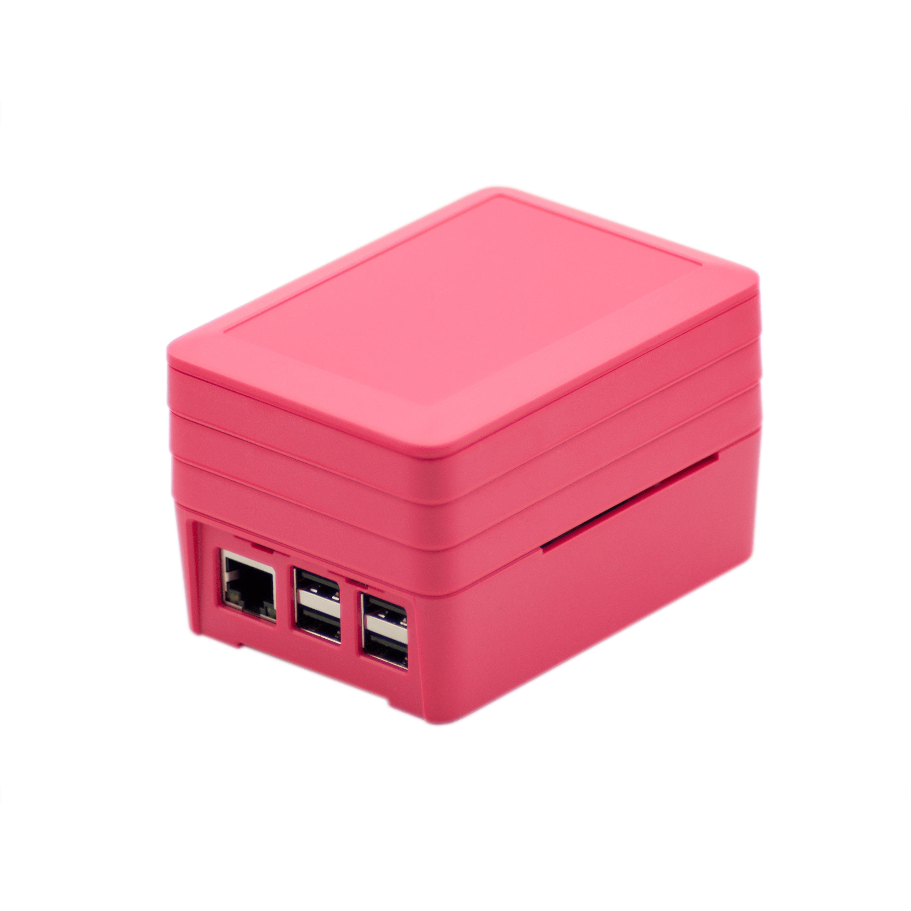 Modular Raspberry Pi 3 Case - Pink - The Pi Hut