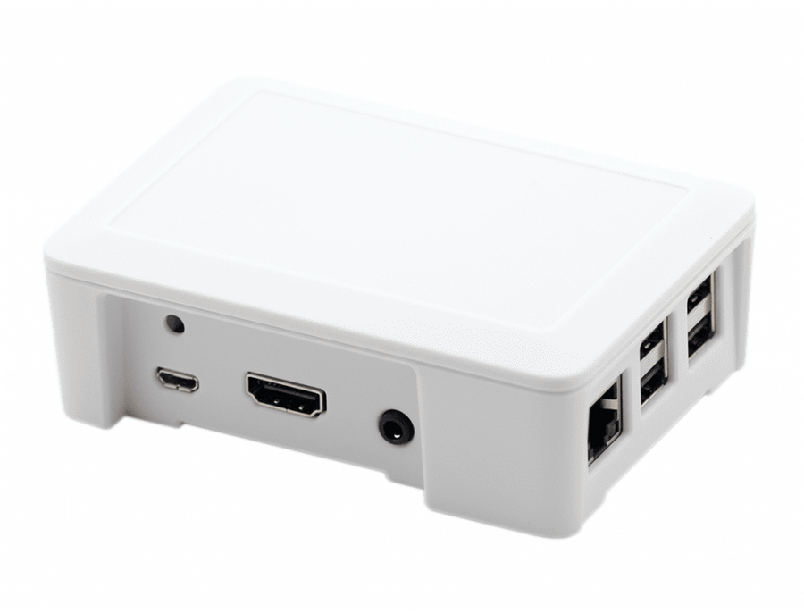 Big Raspberry Pi 3 Case Modular Raspberry Pi 3 Case - White - The Pi Hut