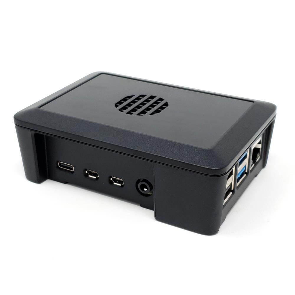 Modular Raspberry Pi 4 Case - Black - The Pi Hut