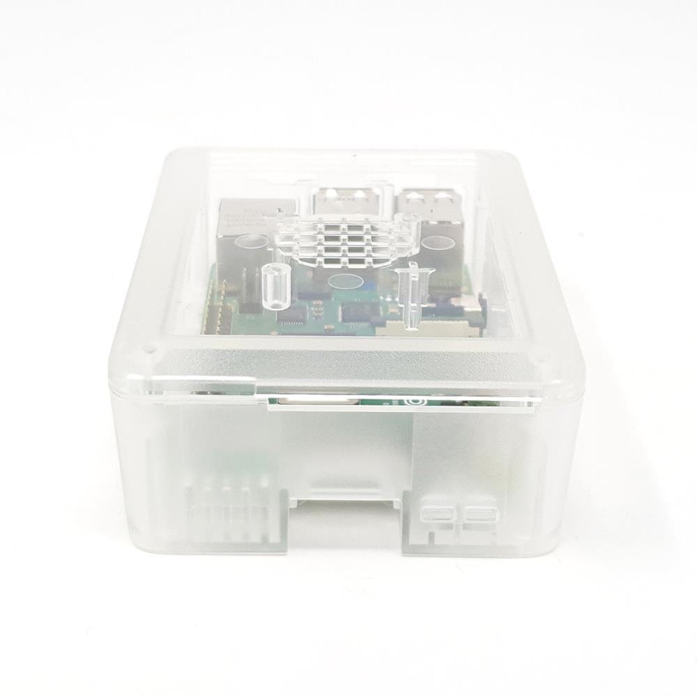 Modular Raspberry Pi 4 Case - Clear - The Pi Hut