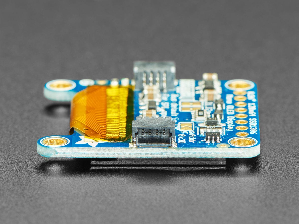 Monochrome 0.96" 128x64 OLED Graphic Display - STEMMA QT - The Pi Hut