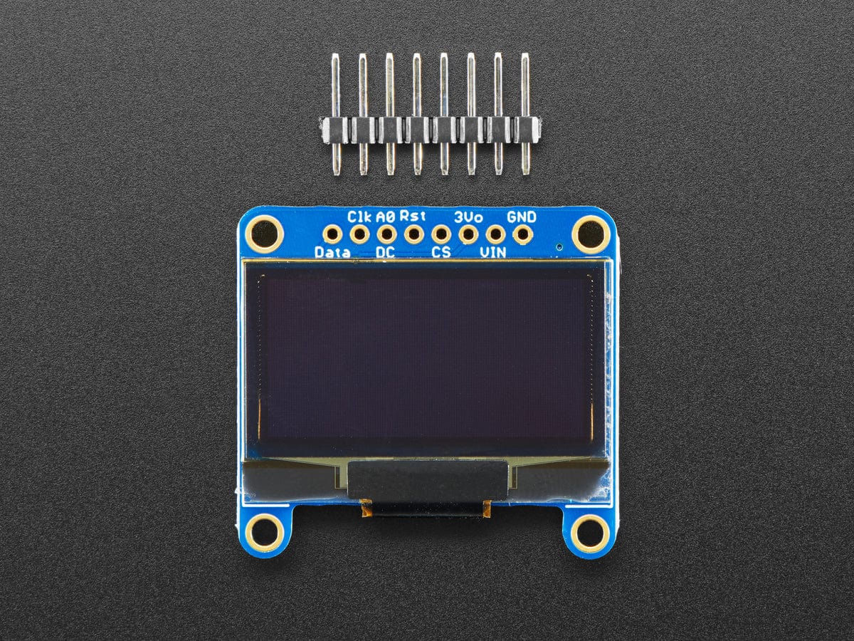 Monochrome 1.3" 128x64 OLED graphic display - STEMMA QT / Qwiic - The Pi Hut