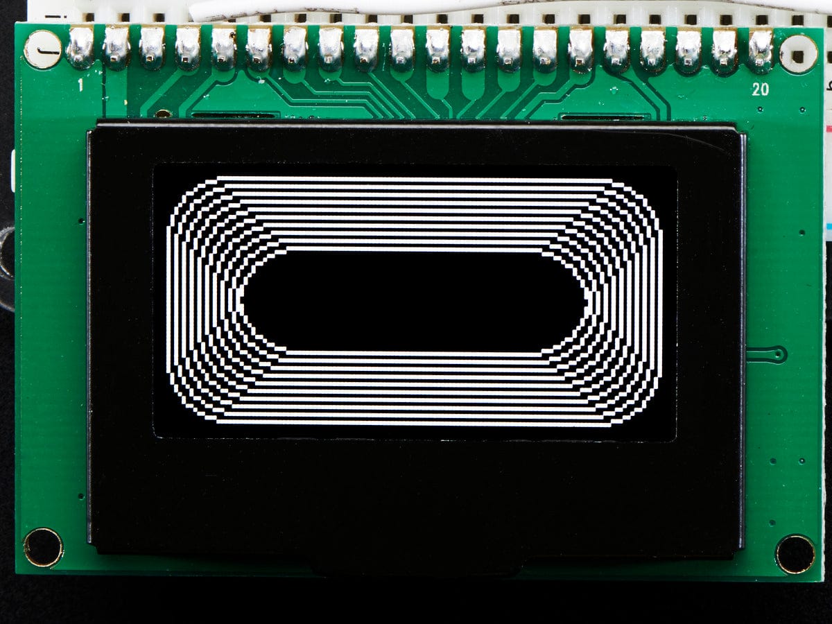 Monochrome 1.54" 128x64 OLED Graphic Display Module Kit - The Pi Hut