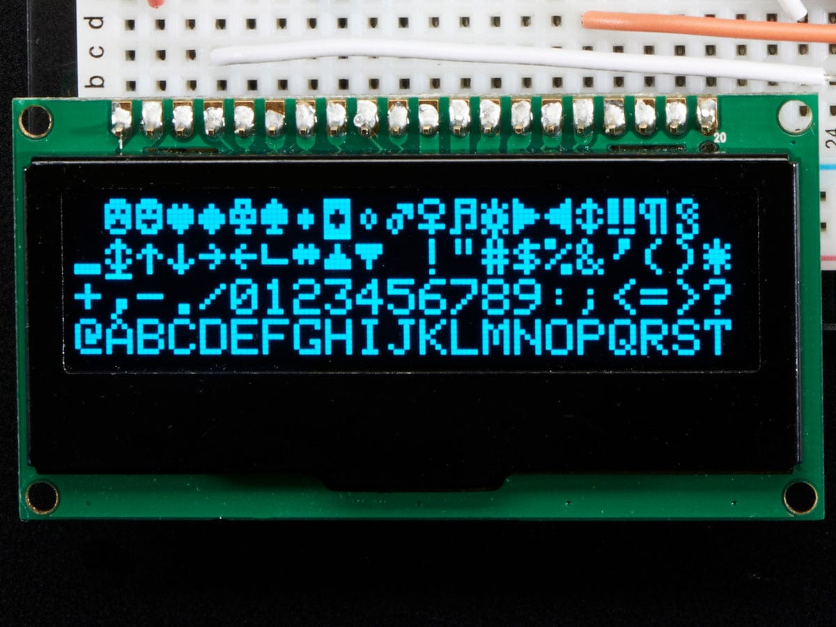 Monochrome 2.3" 128x32 OLED Graphic Display Module Kit - The Pi Hut