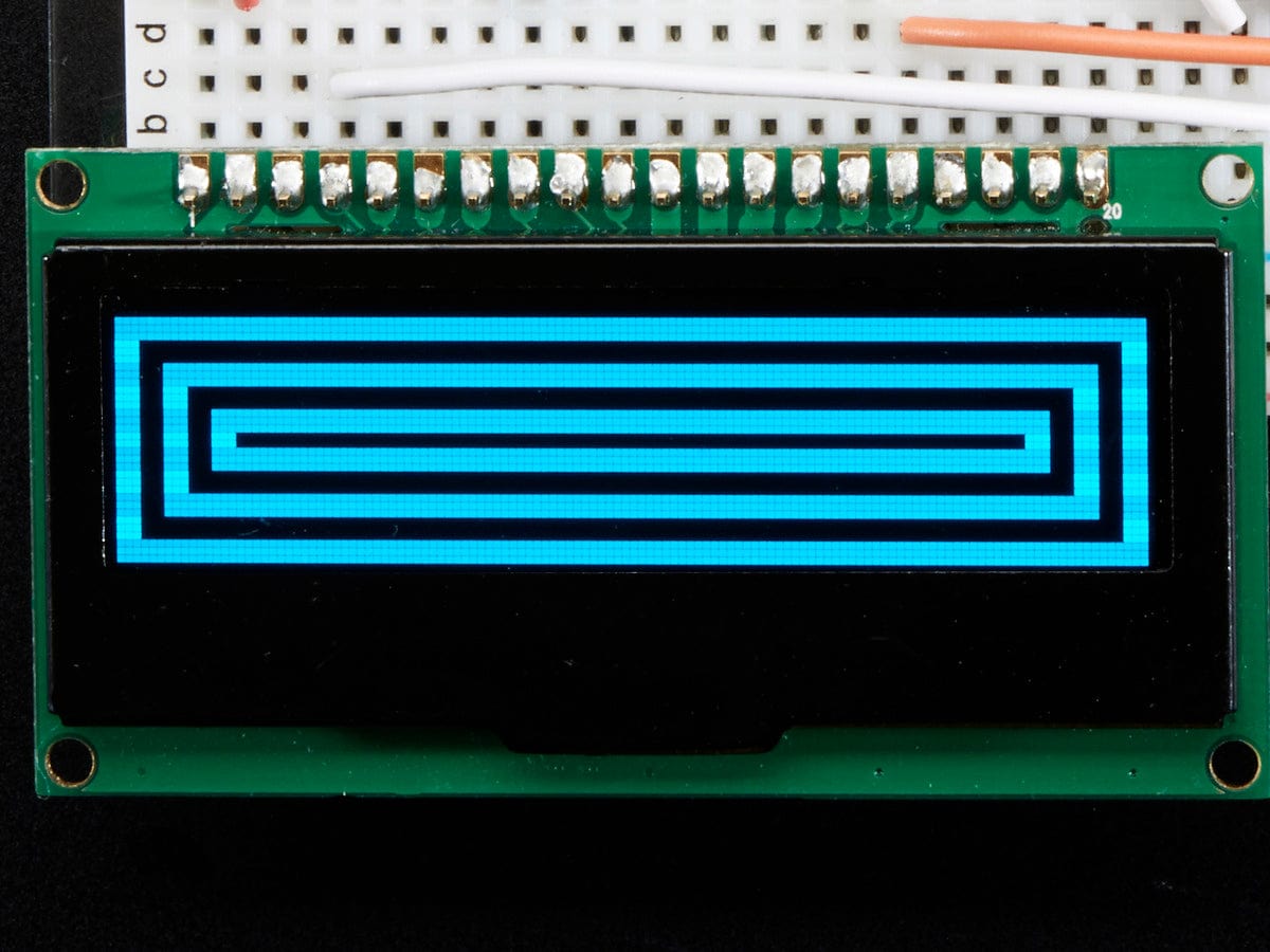 Monochrome 2.3" 128x32 OLED Graphic Display Module Kit - The Pi Hut