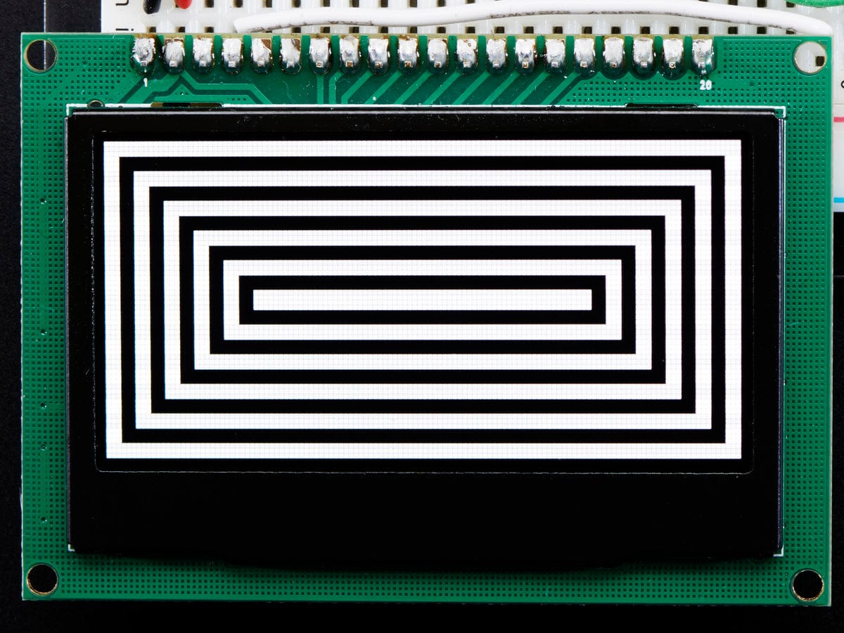 Monochrome 2.42" 128x64 OLED Graphic Display Module Kit - The Pi Hut