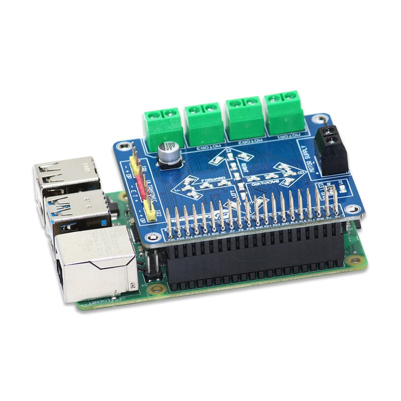 Motorshield for Raspberry Pi - The Pi Hut