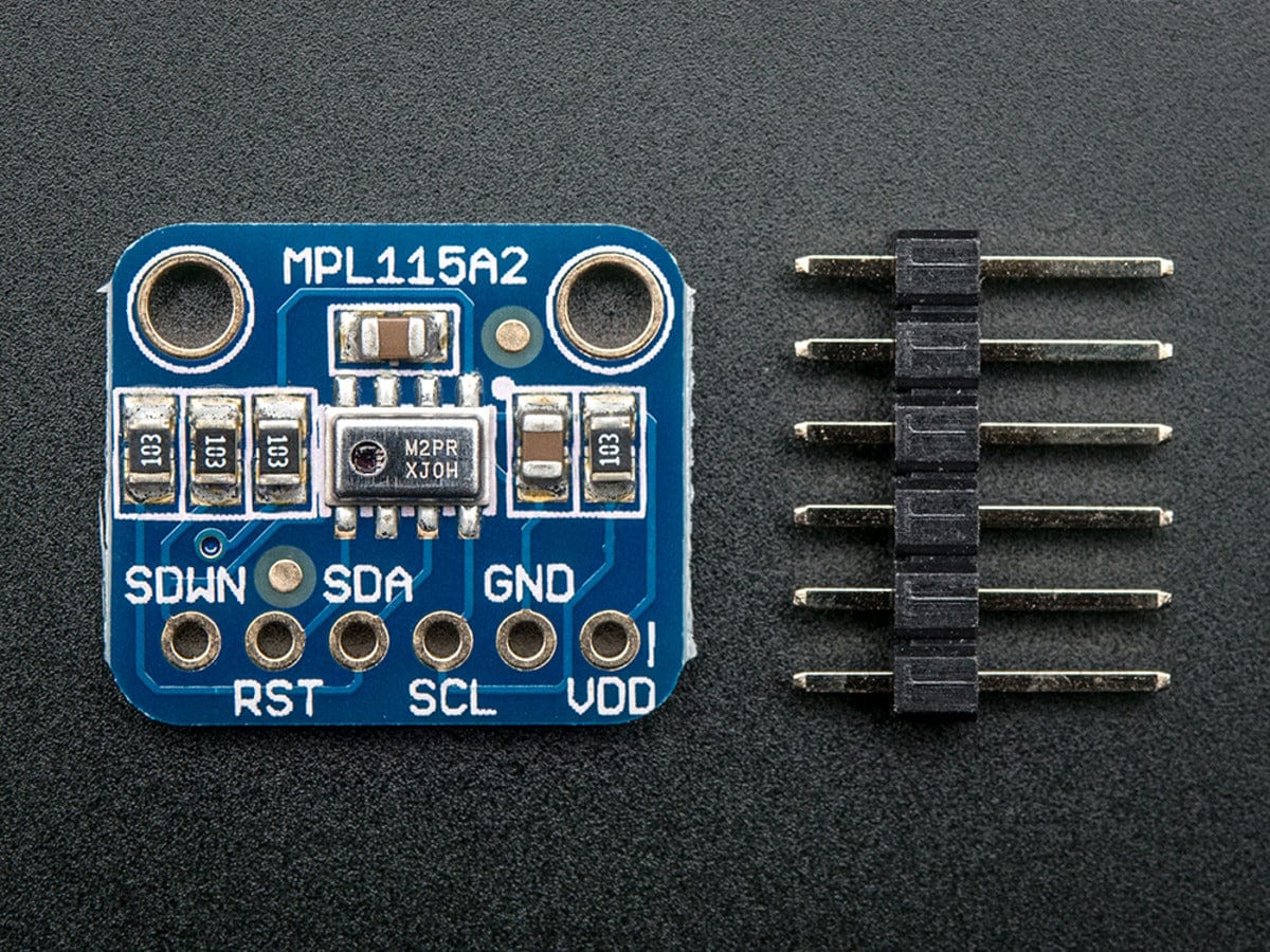 MPL115A2 - I2C Barometric Pressure/Temperature Sensor - The Pi Hut