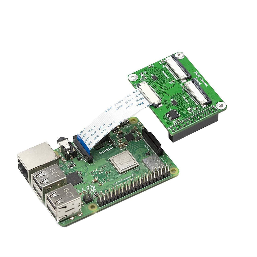 Multi Camera Raspberry Pi 5 Multi Camera Adapter Module V2.2 for Raspberry Pi - The Pi Hut