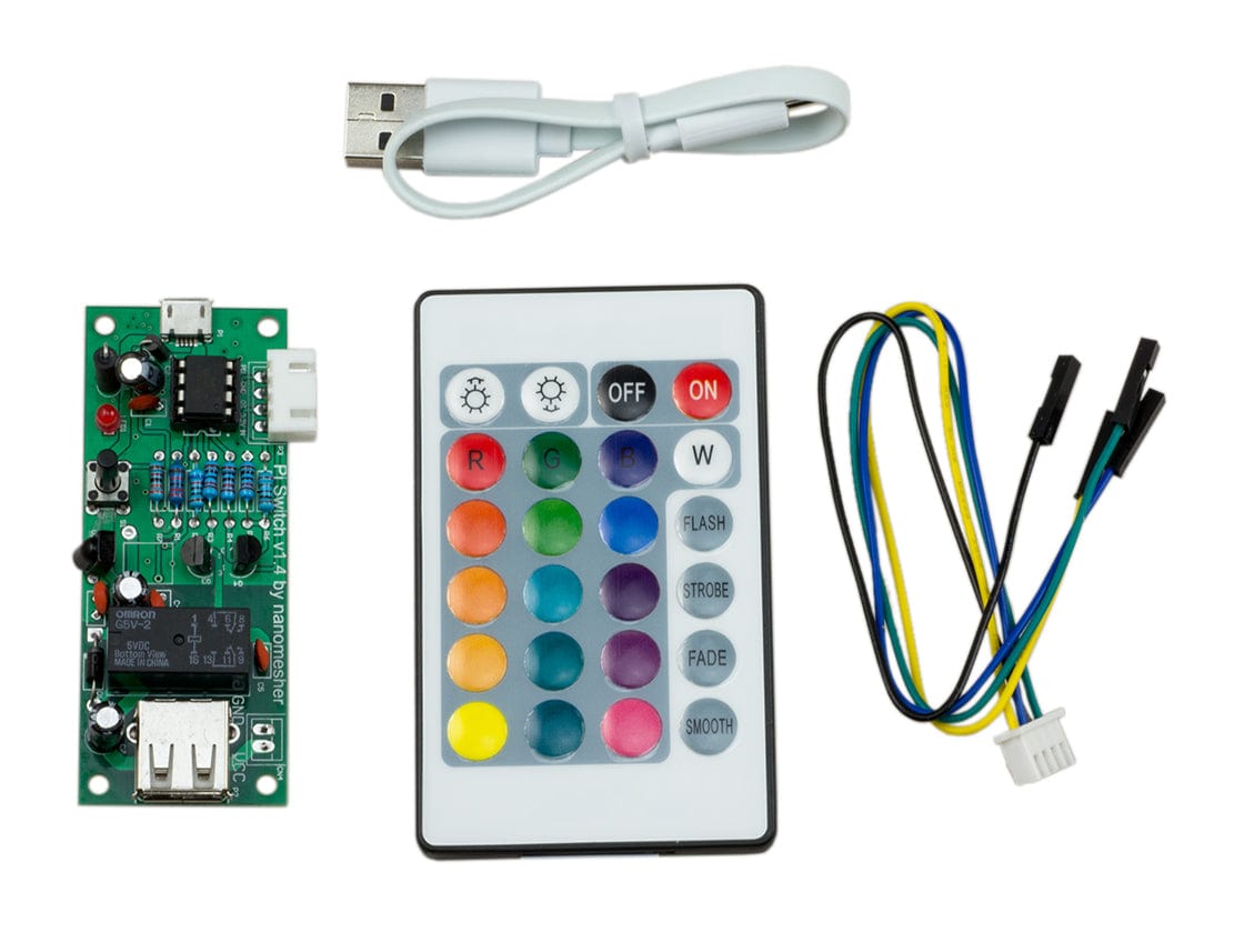 Nanomesher - Hackable Raspberry Pi Switch w/ Remote Control [Discontinued] - The Pi Hut