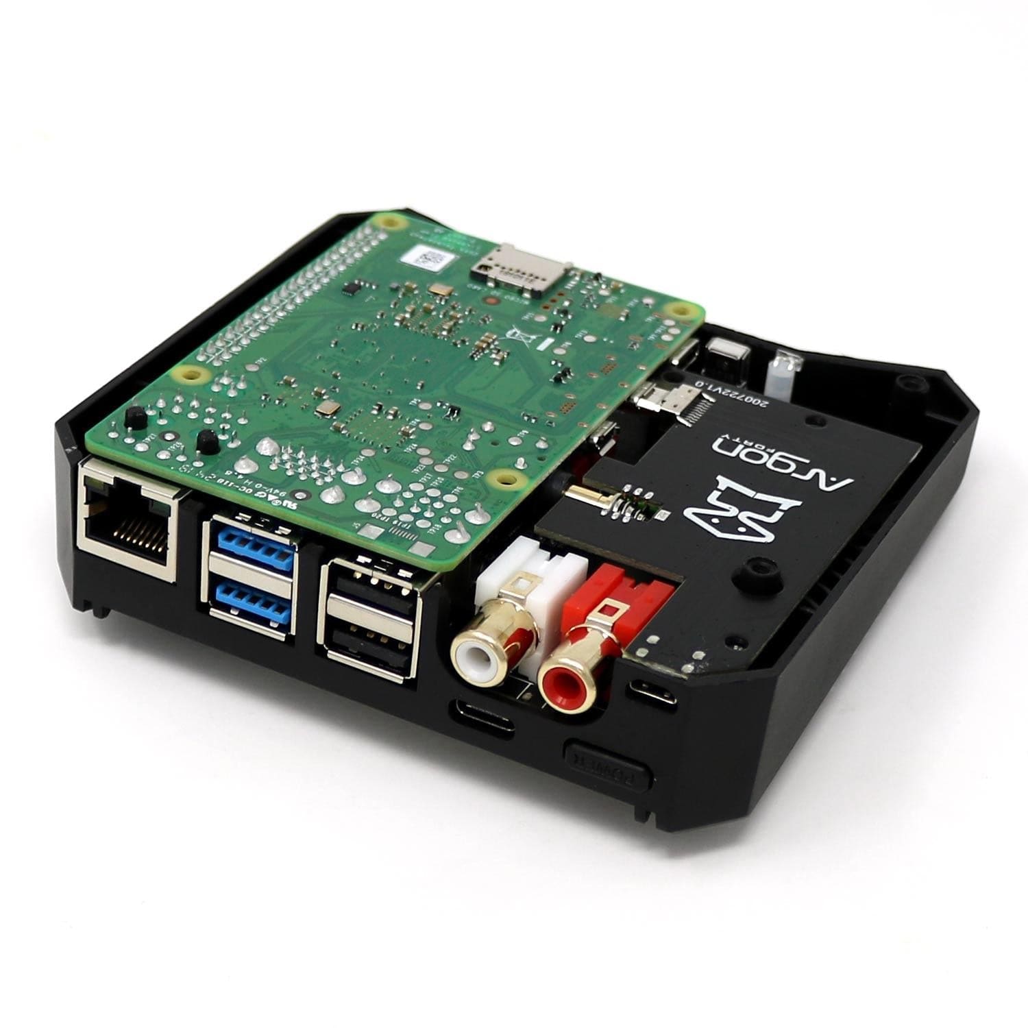 NanoSound ONE Raspberry Pi 4 Case with DAC + Remote - The Pi Hut