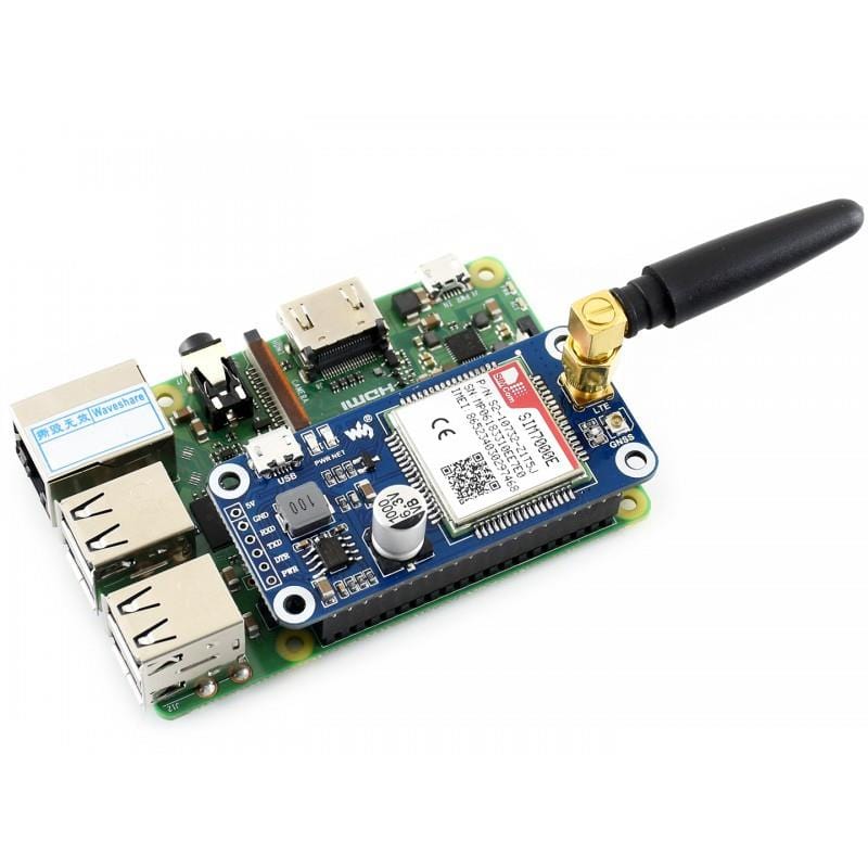 NB-IoT / eMTC / EDGE / GPRS / GNSS HAT for Raspberry Pi - The Pi Hut