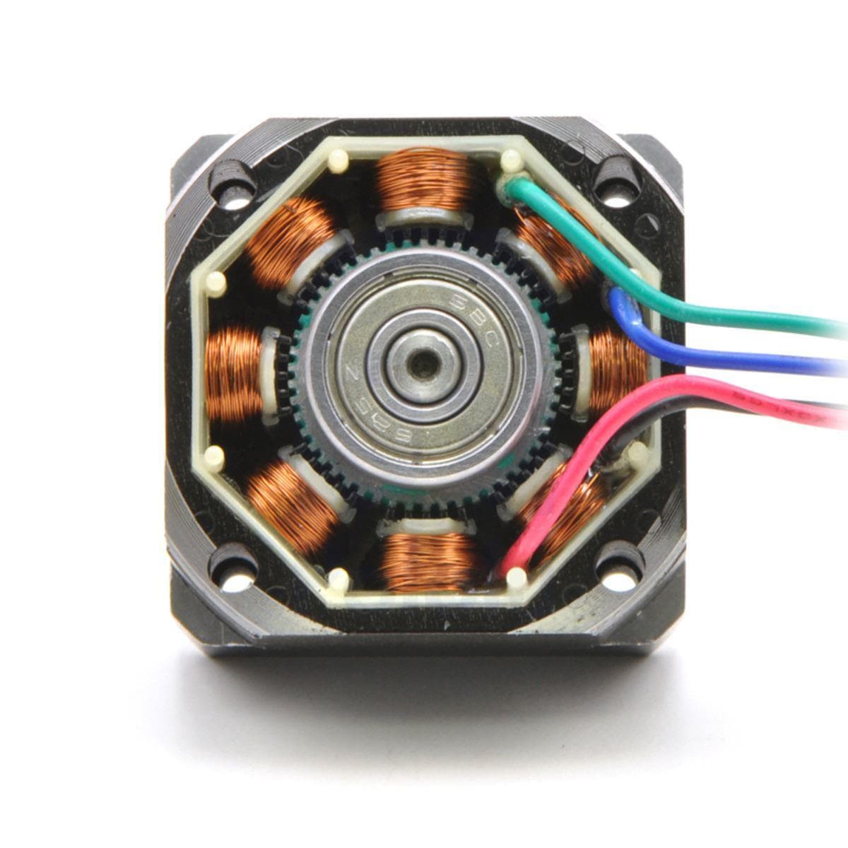 NEMA 11 Bipolar Stepper Motor: 200 Steps/Rev, 4.5V, 0.67 A/Phase - The Pi Hut