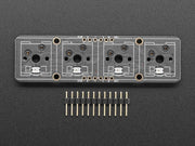 NeoKey 1x4 QT I2C - Four Mechanical Key Switches with NeoPixels - The Pi Hut