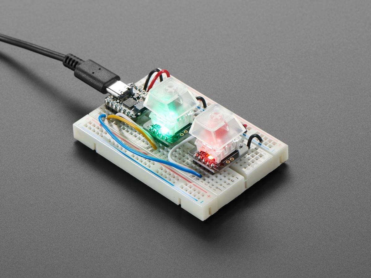 NeoKey Socket Breakout for Mechanical Key Switches with NeoPixel (For MX Compatible Switches) - The Pi Hut