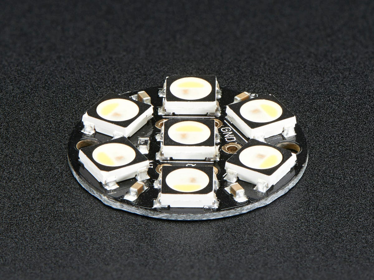 NeoPixel Jewel - 7 x 5050 RGBW LED w/ Integrated Drivers - The Pi Hut