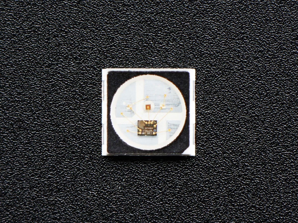 NeoPixel Mini 3535 RGB LEDs w/ Integrated Driver Chip - Black - The Pi Hut