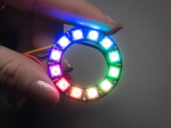 PIS-1270, Pi Supply NeoPixel-Ring mit 8 RGB-LEDs