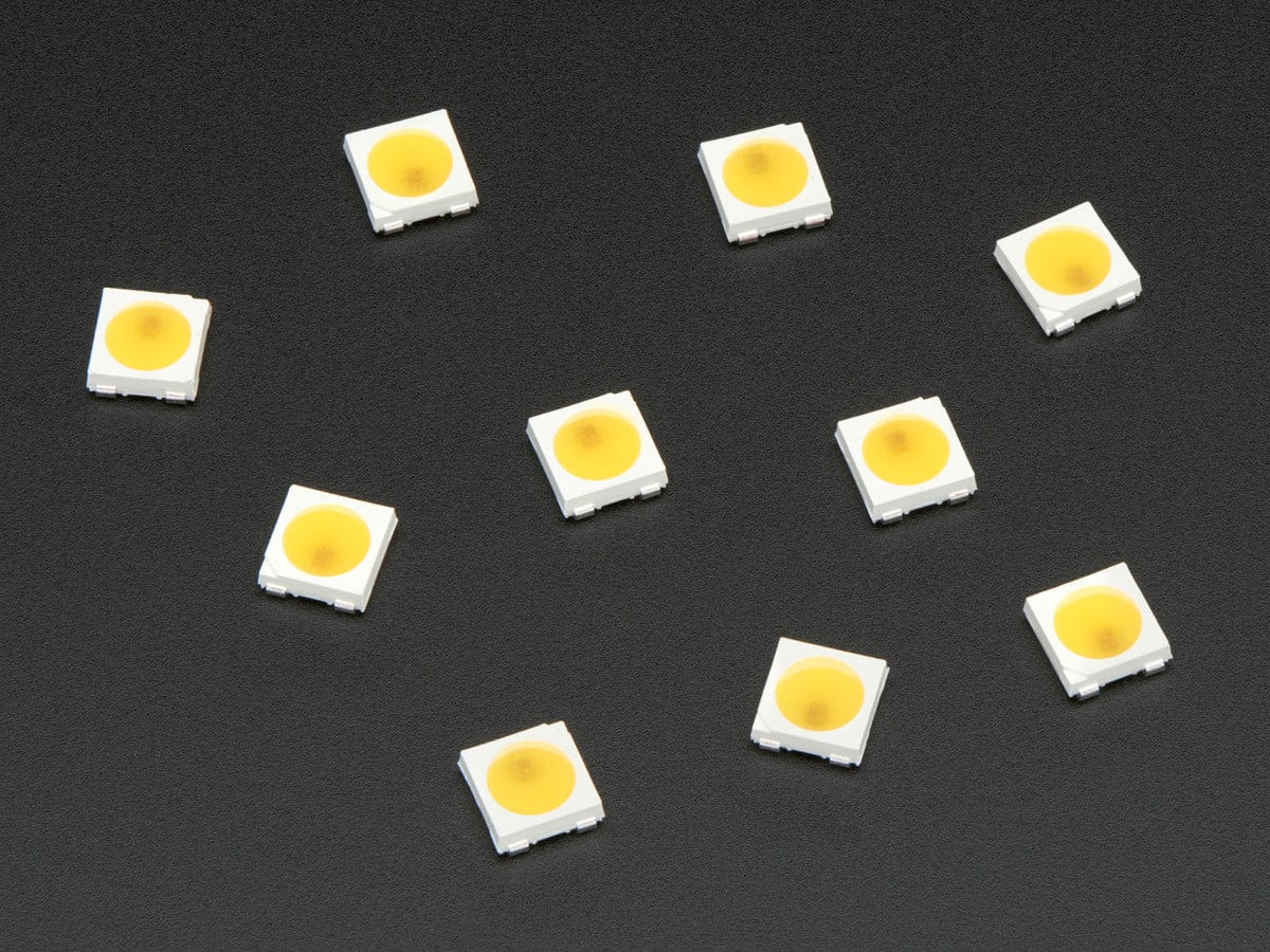 NeoPixel Warm White LED w/ Integrated Driver Chip - 10 Pack - The Pi Hut