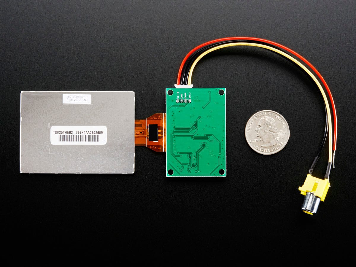 NTSC/PAL (Television) TFT Display - 2.5" Diagonal - The Pi Hut