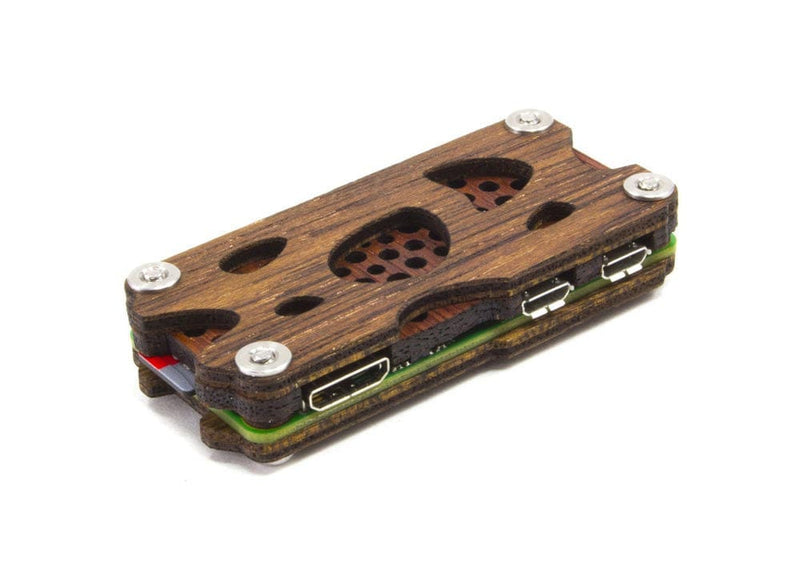 Nucleus Zero Raspberry Pi Zero Case - Wood - The Pi Hut