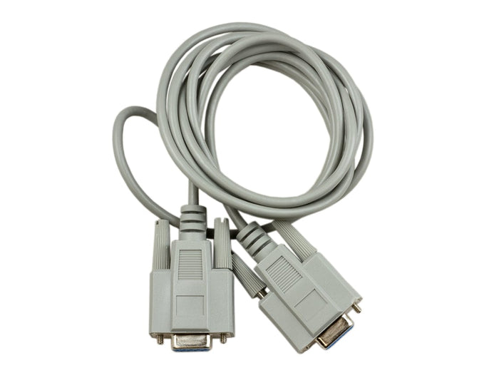 Null Modem Cable F/F D9 RS232 (2m) The Pi Hut