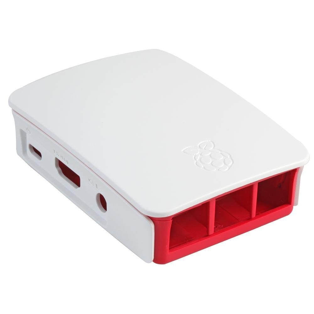 Official Raspberry Pi 3 Case - White/Red - The Pi Hut