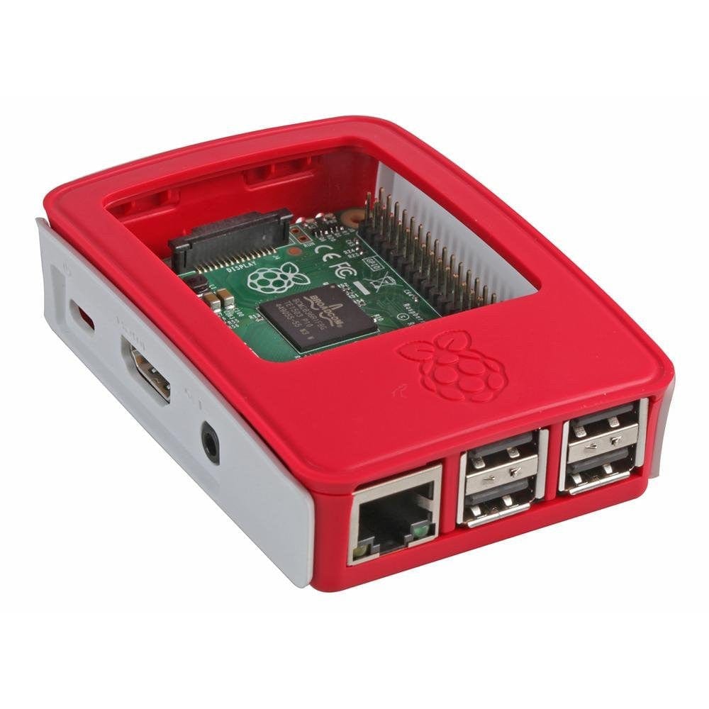 Official Raspberry Pi 3 Case - White/Red - The Pi Hut