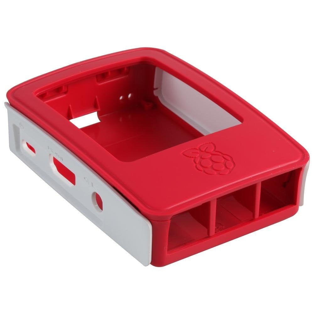 Official Raspberry Pi 3 Case - White/Red - The Pi Hut