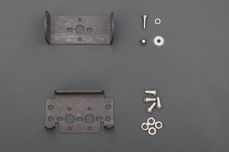 Pan and Tilt Kit (Black Anodized) (no servos) - The Pi Hut