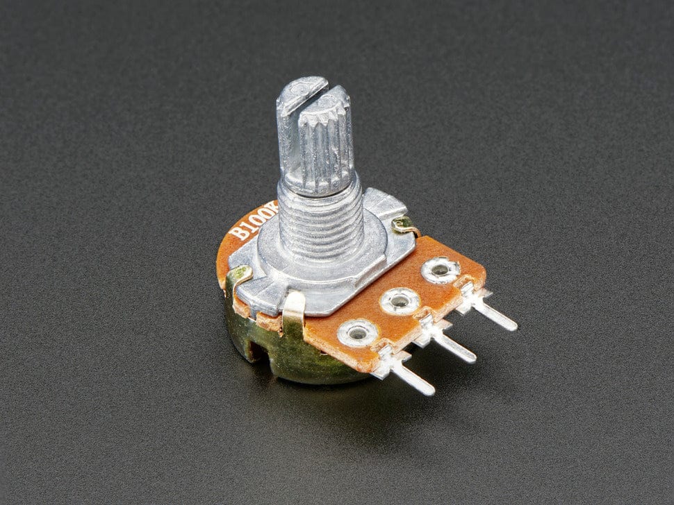 Panel Mount 100K potentiometer (Breadboard Friendly) - The Pi Hut