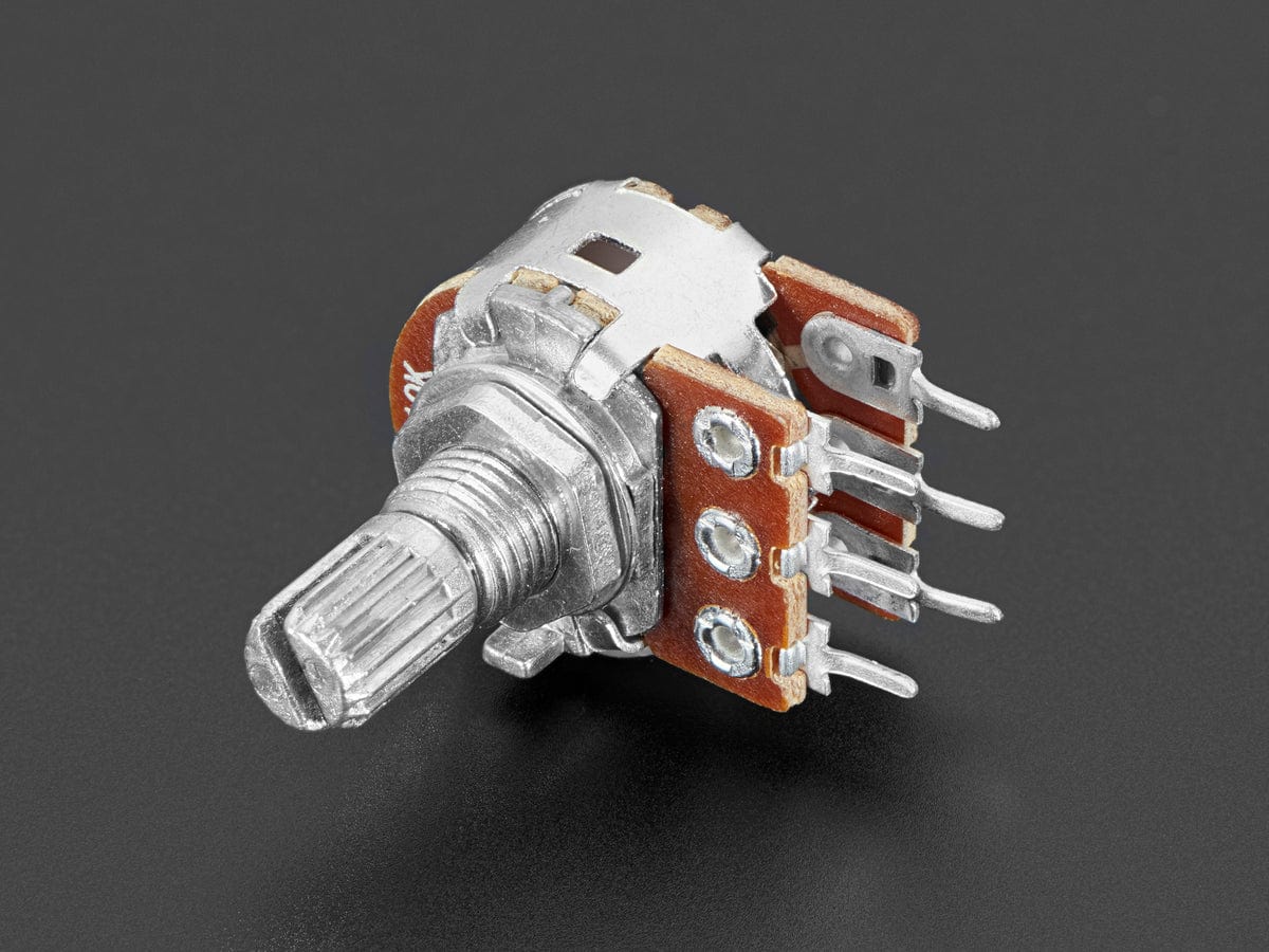 Panel Mount 10K Dual Log Potentiometer - The Pi Hut