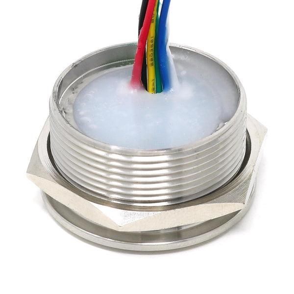 Sensor R503 No Watermark Panel Mount Fingerprint Sensor with Bi-Colour LED Ring (R503) - The Pi Hut