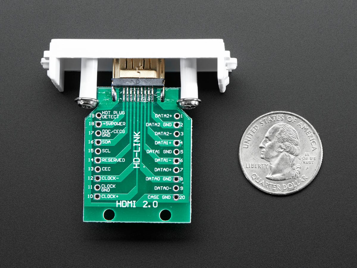 Panel Mount HDMI Socket Breakout - The Pi Hut