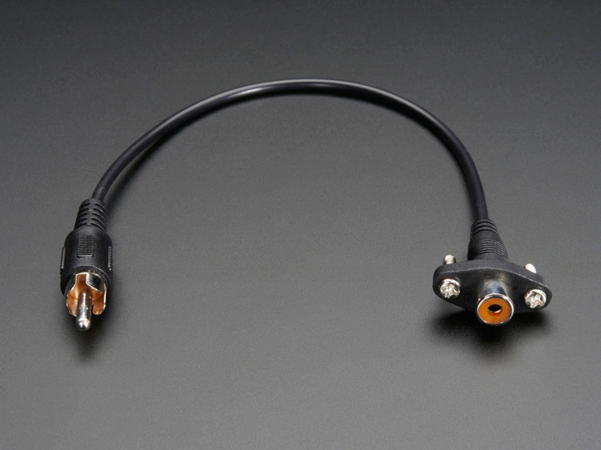 Panel Mount RCA (Composite Video, Audio) Cable - The Pi Hut