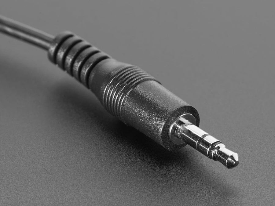 Panel Mount Stereo Audio Extension Cable 1/8" / 3.5mm The Pi Hut
